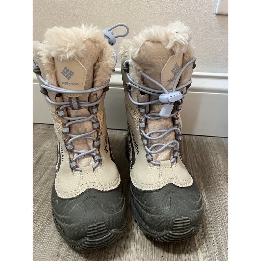 Columbia 400 Gram Unisex Bugaboot Plus IV Omni-Heat Boot Fawn/Faded Sky Size 1